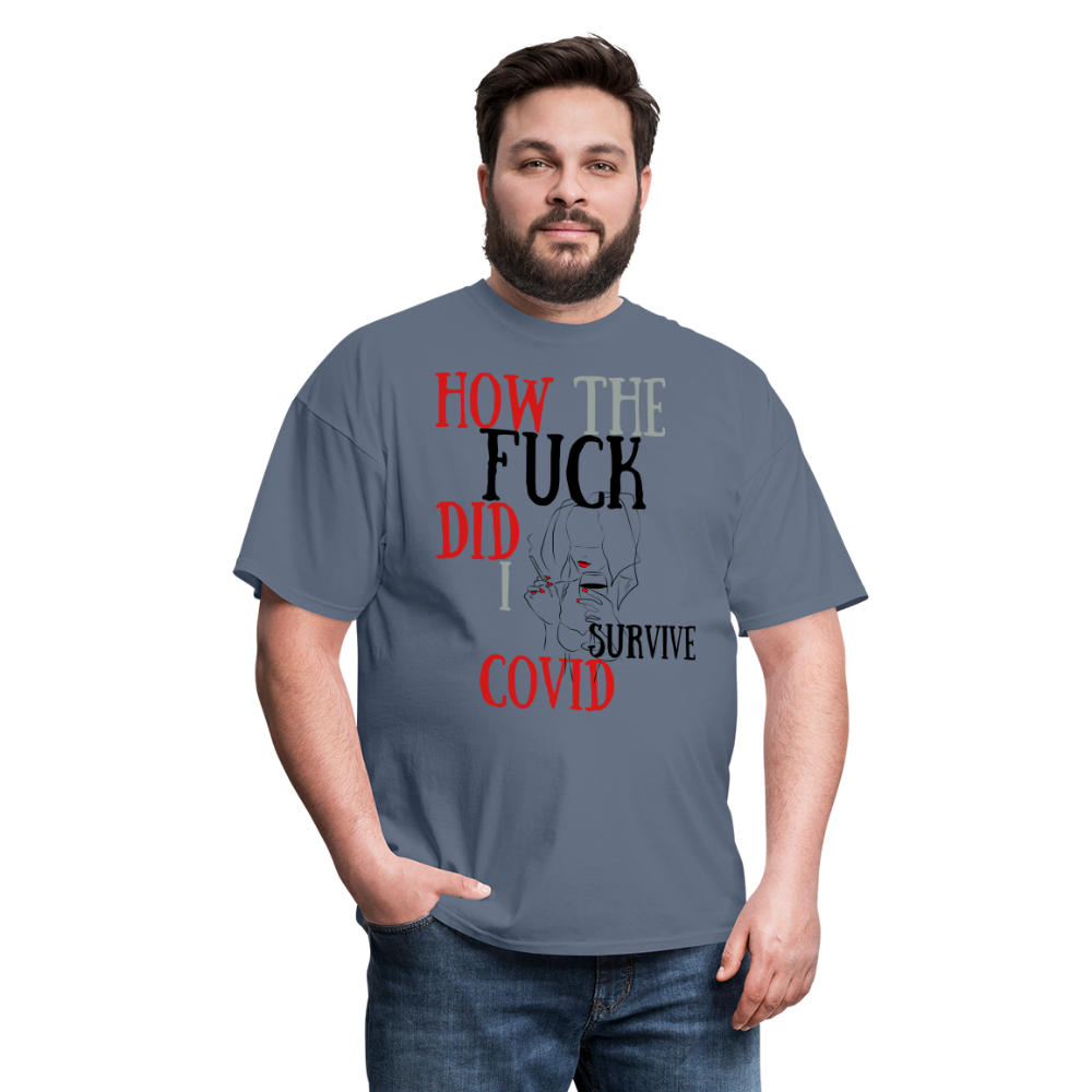 I survived Covid-19 Unisex Classic T-Shirt - denim