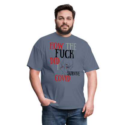 I survived Covid-19 Unisex Classic T-Shirt - denim