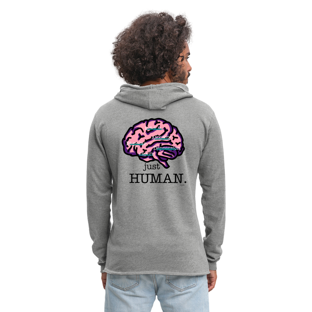 Just Joking!  Unisex Lightweight Terry Hoodie - heather gray