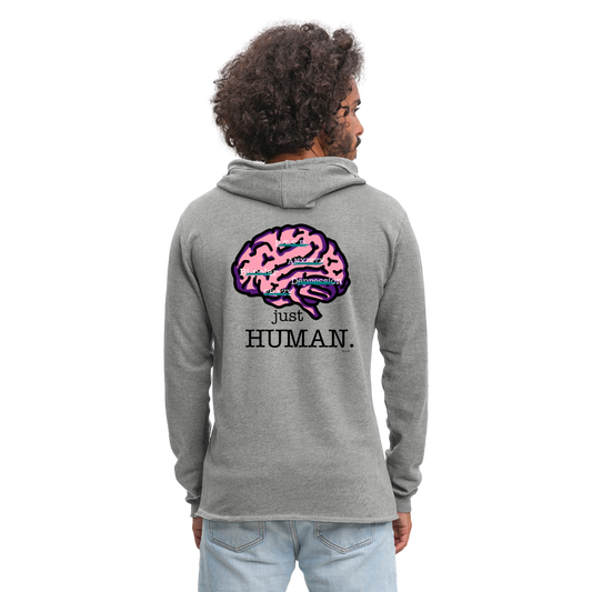Just Joking!  Unisex Lightweight Terry Hoodie - heather gray