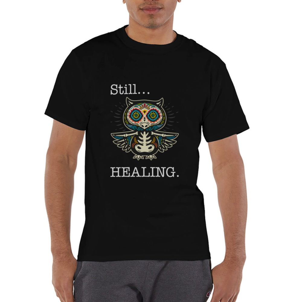 Still Healing Champion Unisex T-Shirt - black