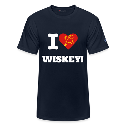 Wisk Away with Champion Unisex T-Shirt - navy