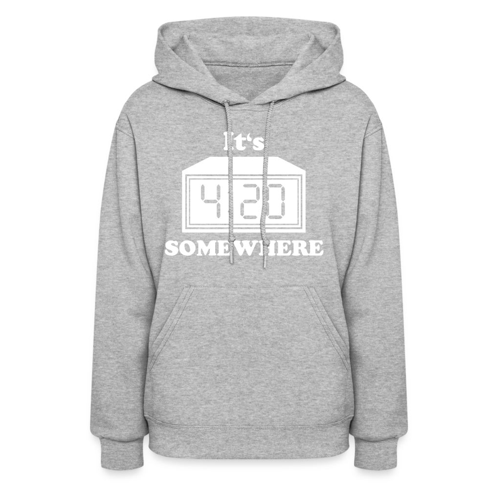 Well DUH! Women's Hoodie - heather gray