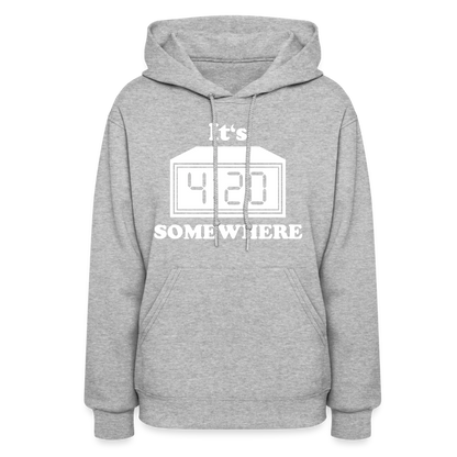 Well DUH! Women's Hoodie - heather gray
