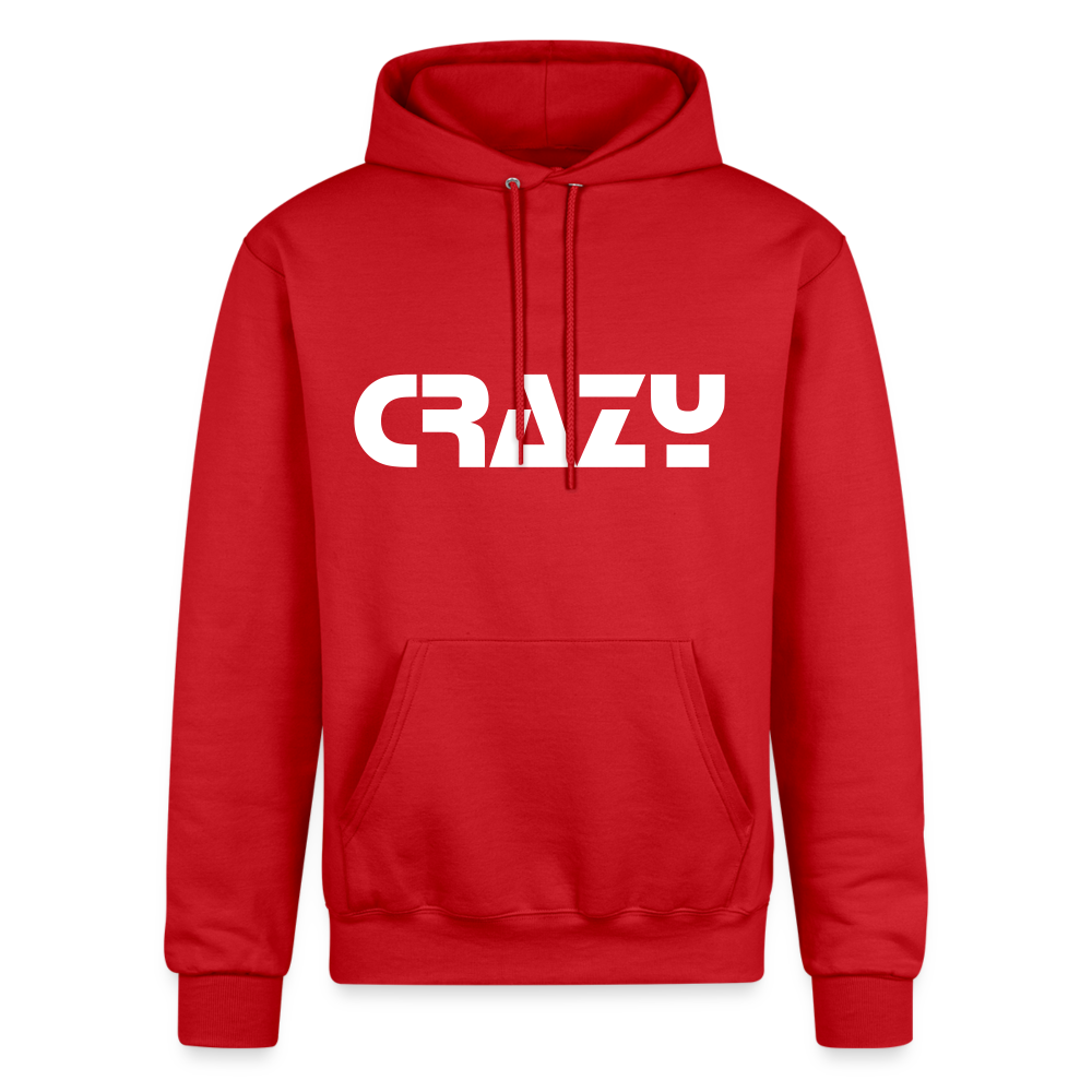 I Warned You Champion Unisex Powerblend Hoodie - Scarlet
