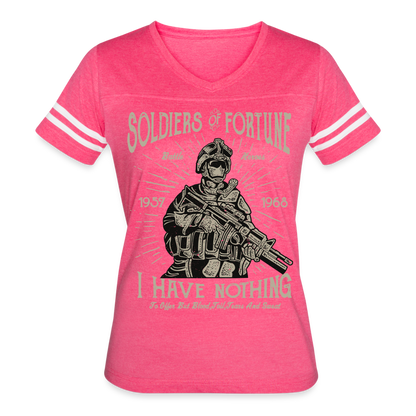Hero Women's Cropped T-Shirt - vintage pink/white