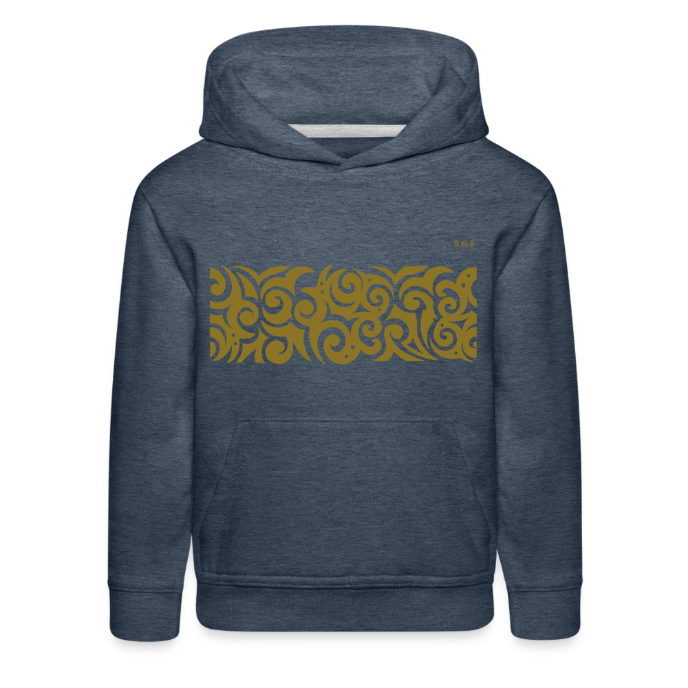Kids‘ Premium Hoodie - heather denim