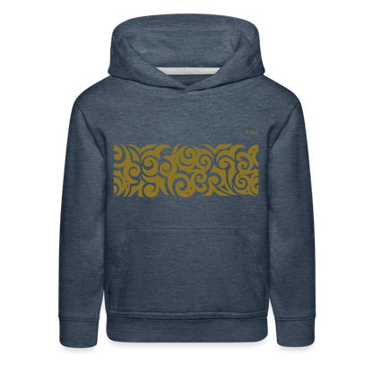 Kids‘ Premium Hoodie - heather denim