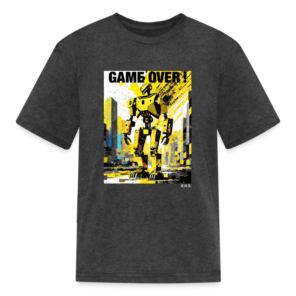 E-BOT Kids' T-Shirt - heather black