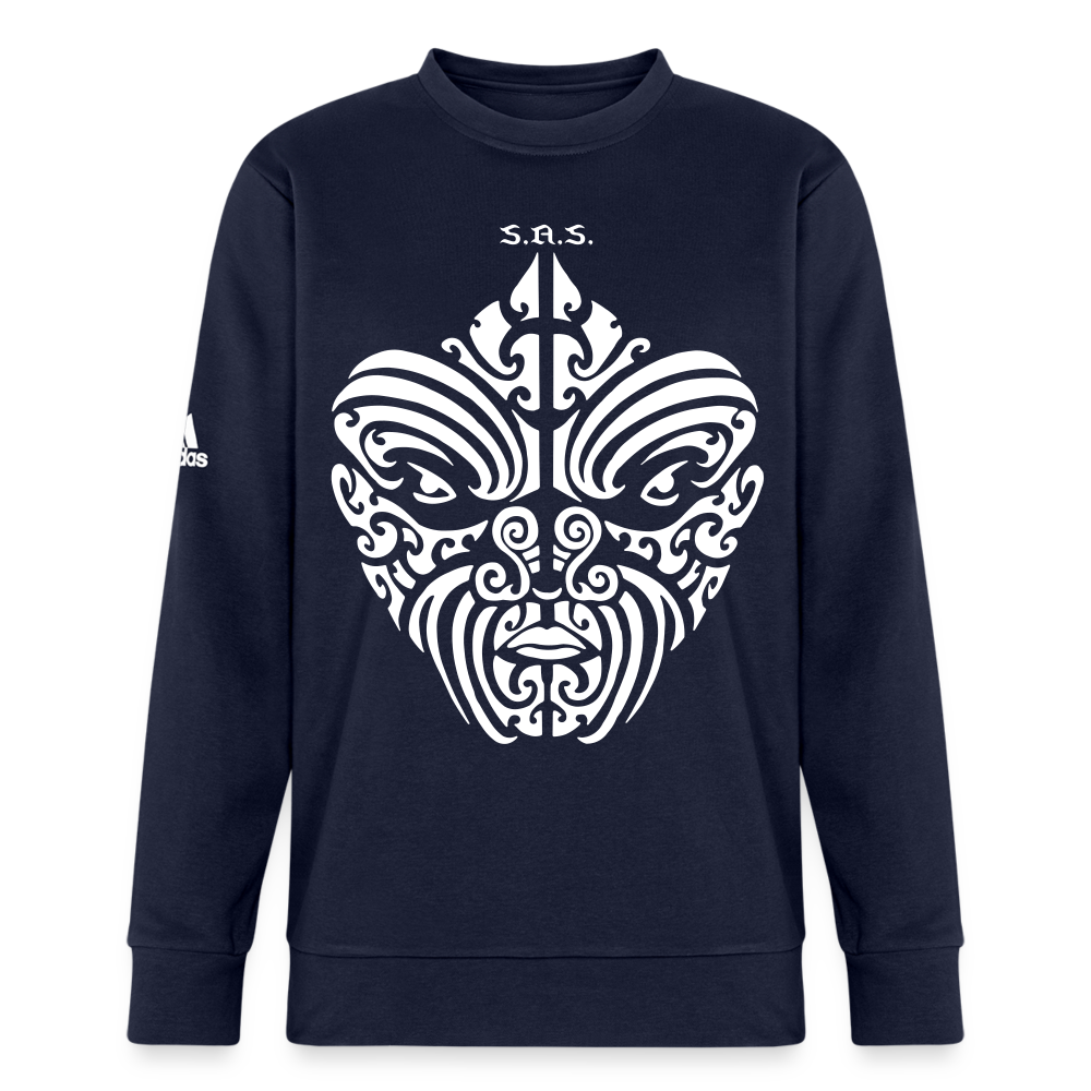 I See You Watchin' Adidas Unisex Fleece Crewneck Sweatshirt - french navy