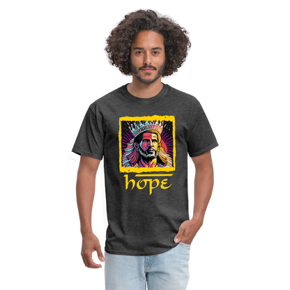 Hope Unisex Classic T-Shirt - heather black