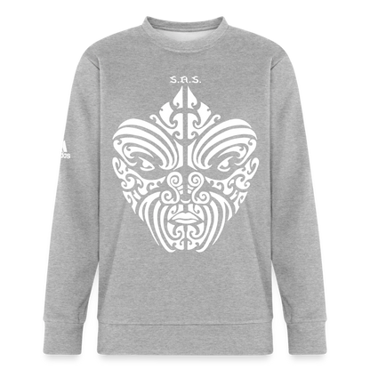 I See You Watchin' Adidas Unisex Fleece Crewneck Sweatshirt - heather gray