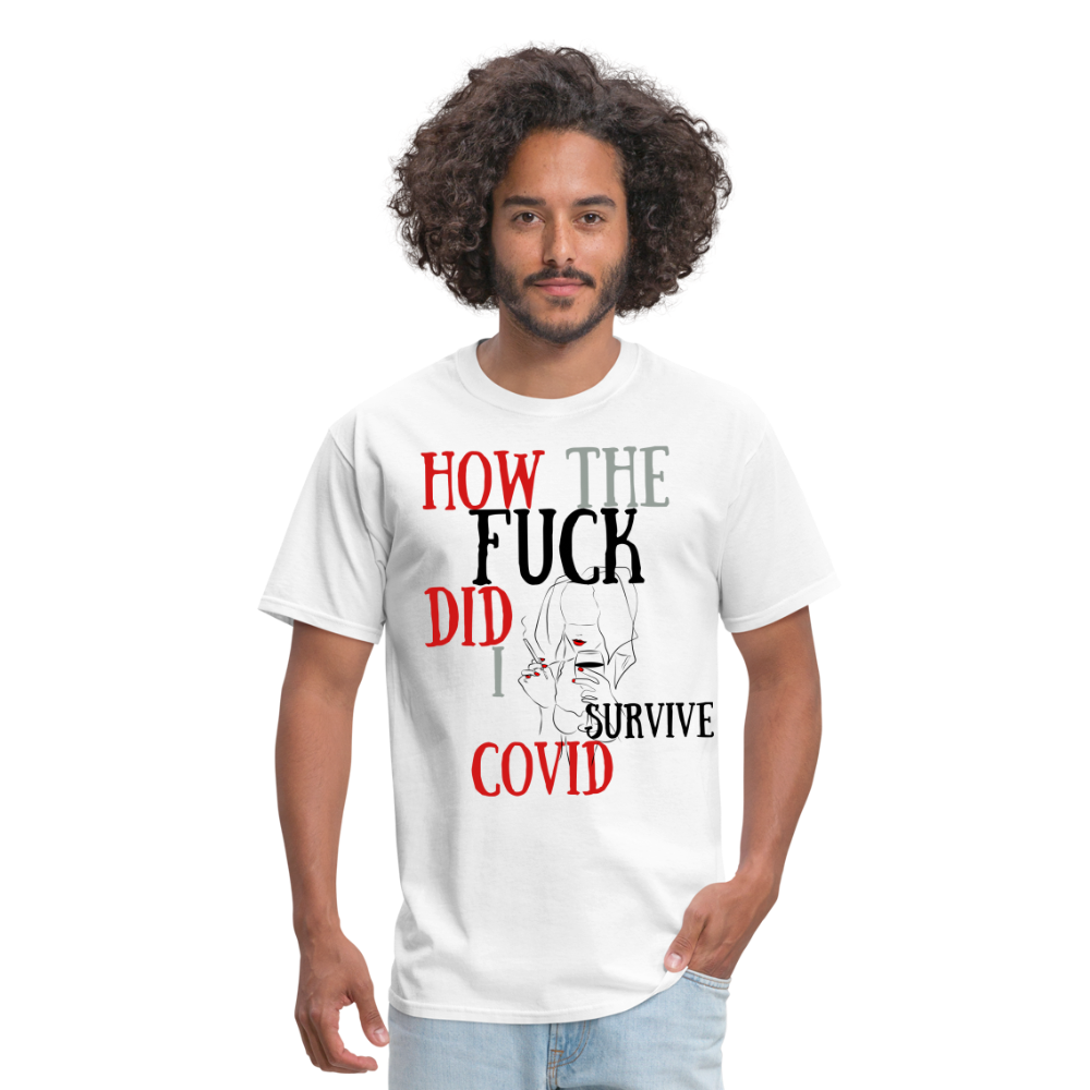 I survived Covid-19 Unisex Classic T-Shirt - white
