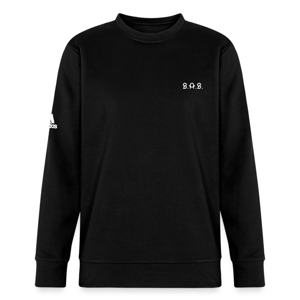 Happy to be Home Adidas Unisex Fleece Crewneck Sweatshirt - black