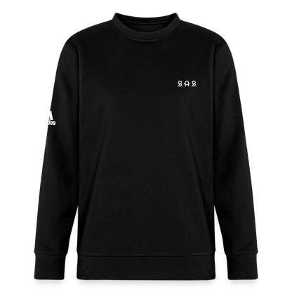 Happy to be Home Adidas Unisex Fleece Crewneck Sweatshirt - black