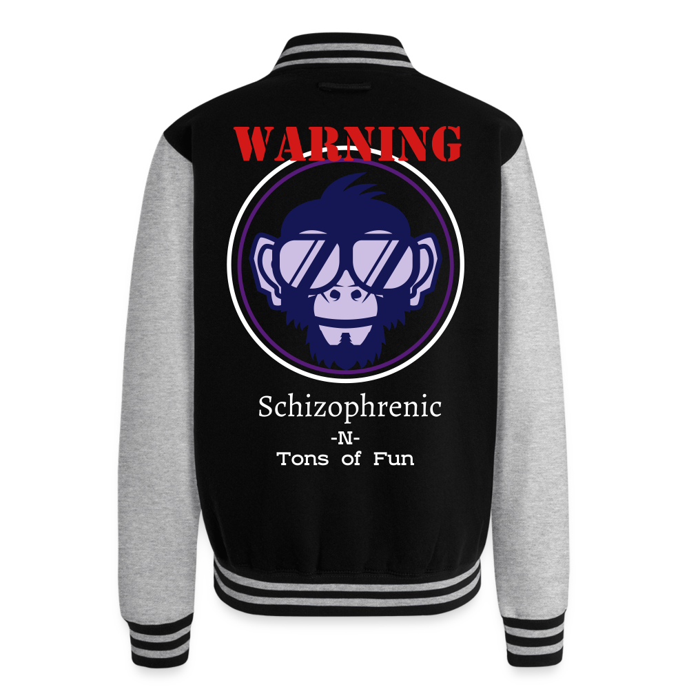 Gorilla Good Time Champion Unisex 1/4 Zip Pullover Sweatshirt - black/heather grey