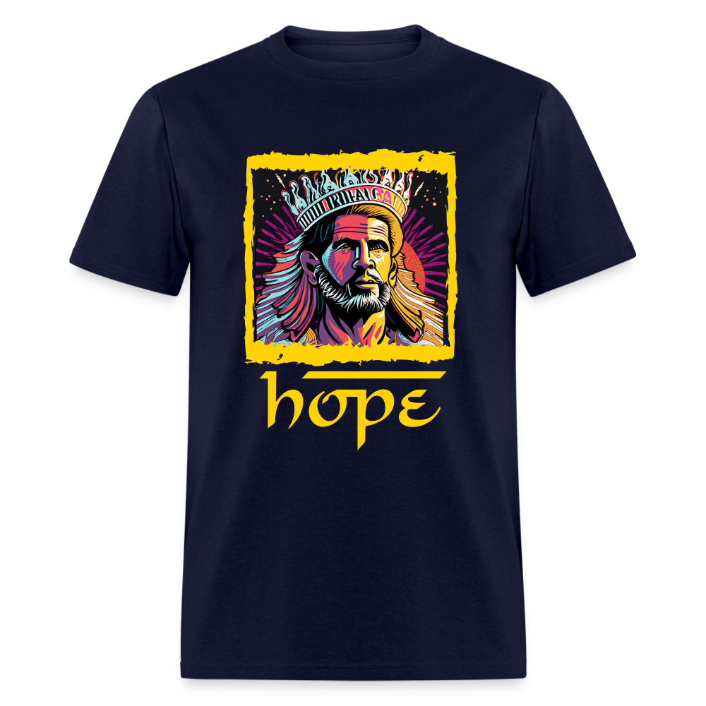 Hope Unisex Classic T-Shirt - navy