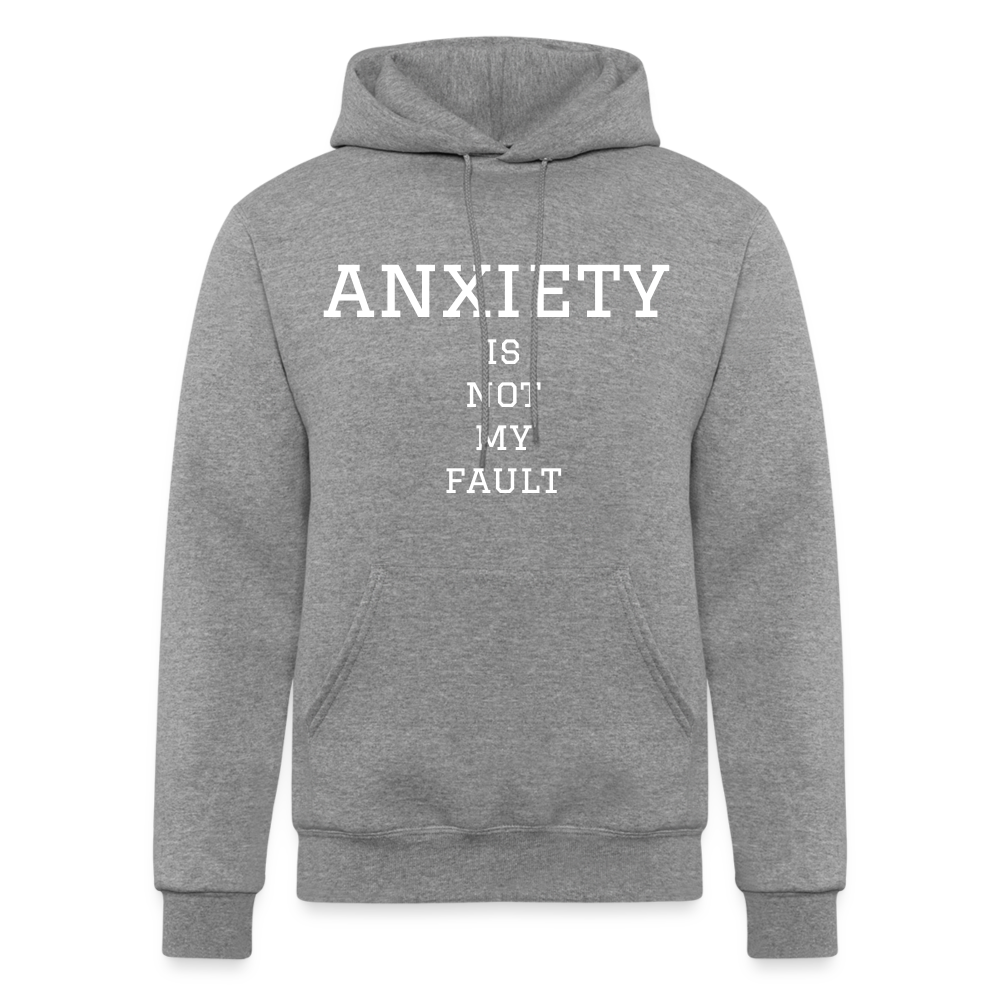 University of Anxiety Champion Unisex Powerblend Hoodie - heather gray