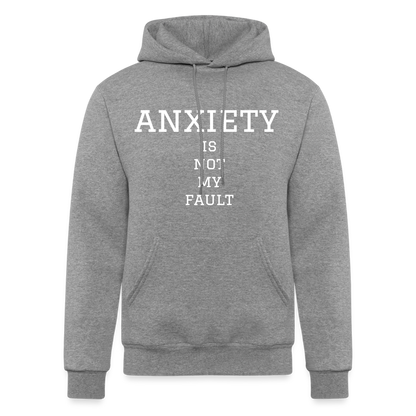 University of Anxiety Champion Unisex Powerblend Hoodie - heather gray