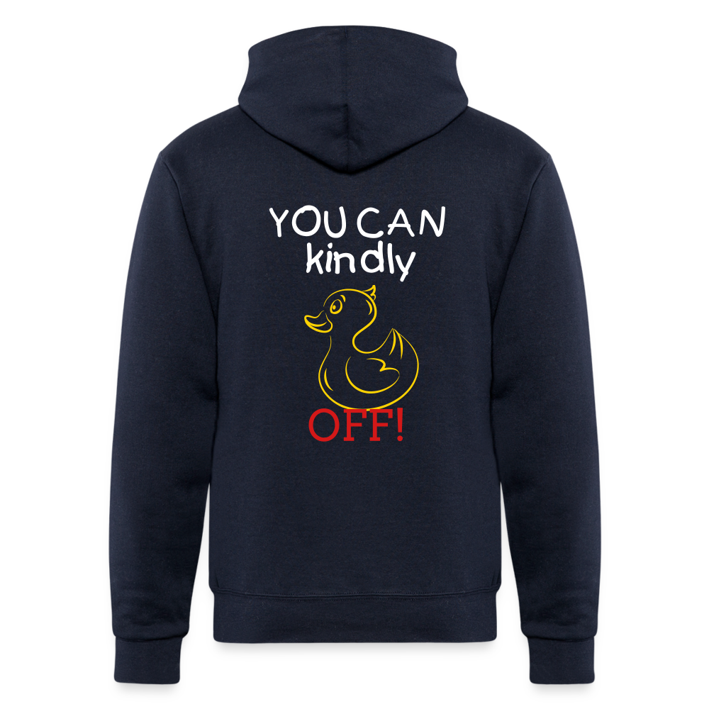 No Ducks Givin' Champion Unisex Hoodie - navy