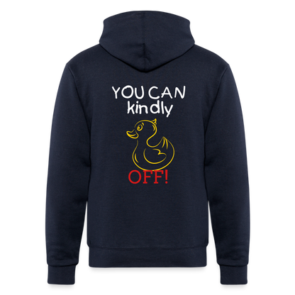 No Ducks Givin' Champion Unisex Hoodie - navy
