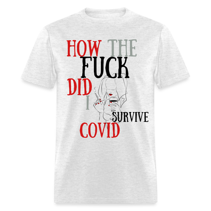 I survived Covid-19 Unisex Classic T-Shirt - light heather gray