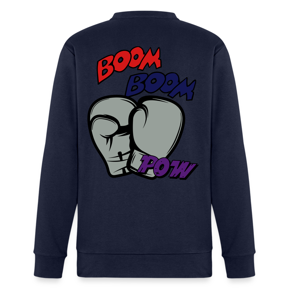 I Thought you said Boxing Adidas Unisex Fleece Crewneck Sweatshirt - french navy