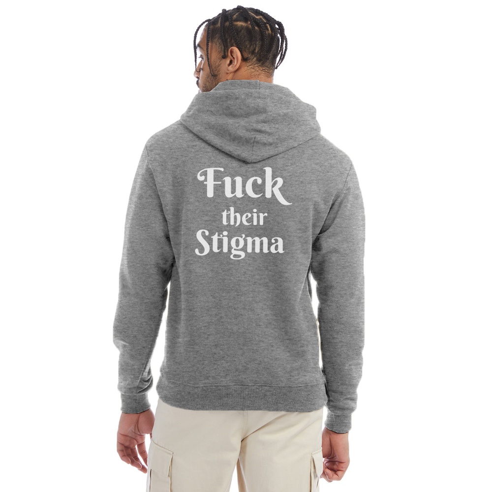 Circumstance Do Not Predict Your Future Champion Unisex Powerblend Hoodie - heather gray