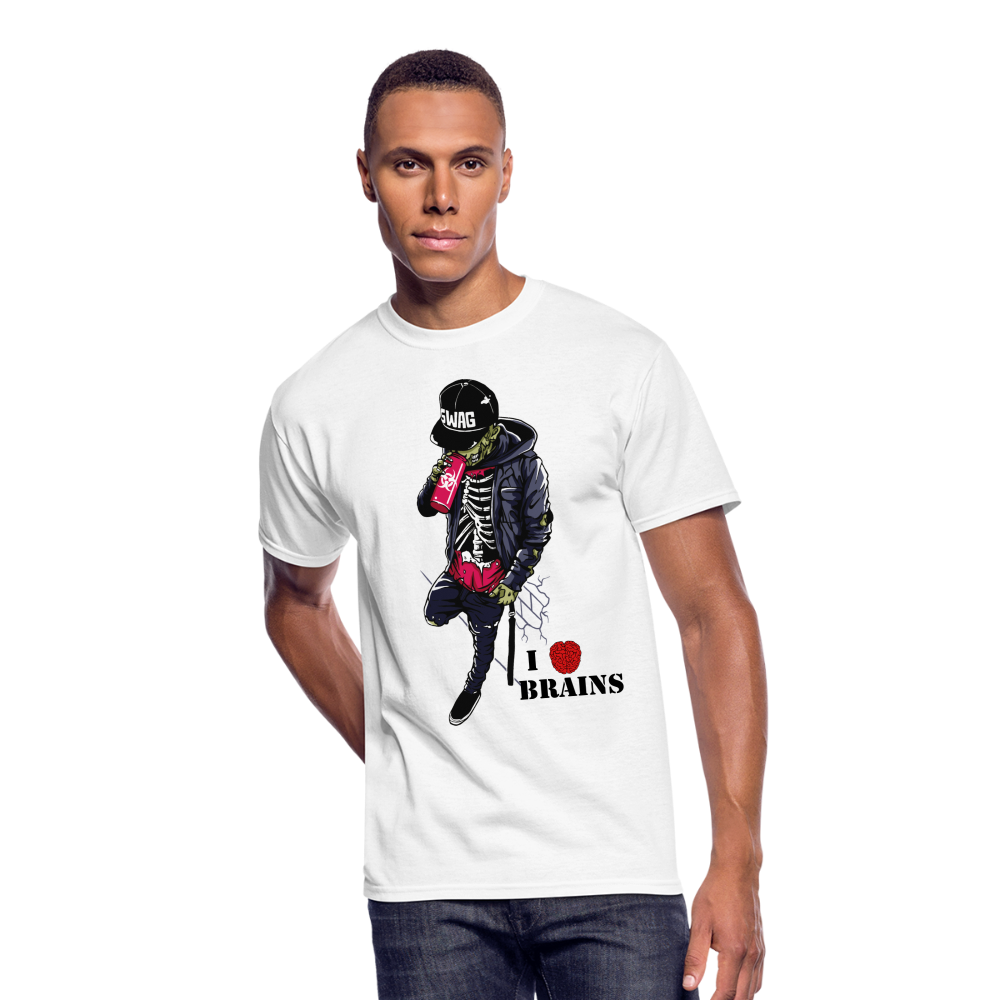 Yummy Snack Men’s 50/50 T-Shirt - white