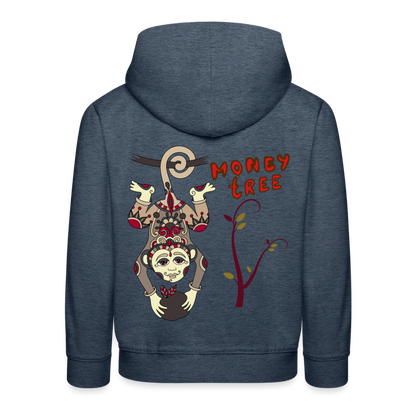 Kids‘ Premium Hoodie - heather denim