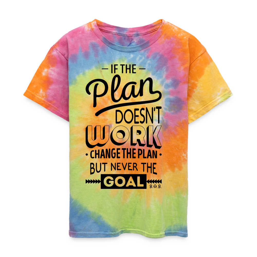 Kid's Tie Dye T-Shirt - rainbow