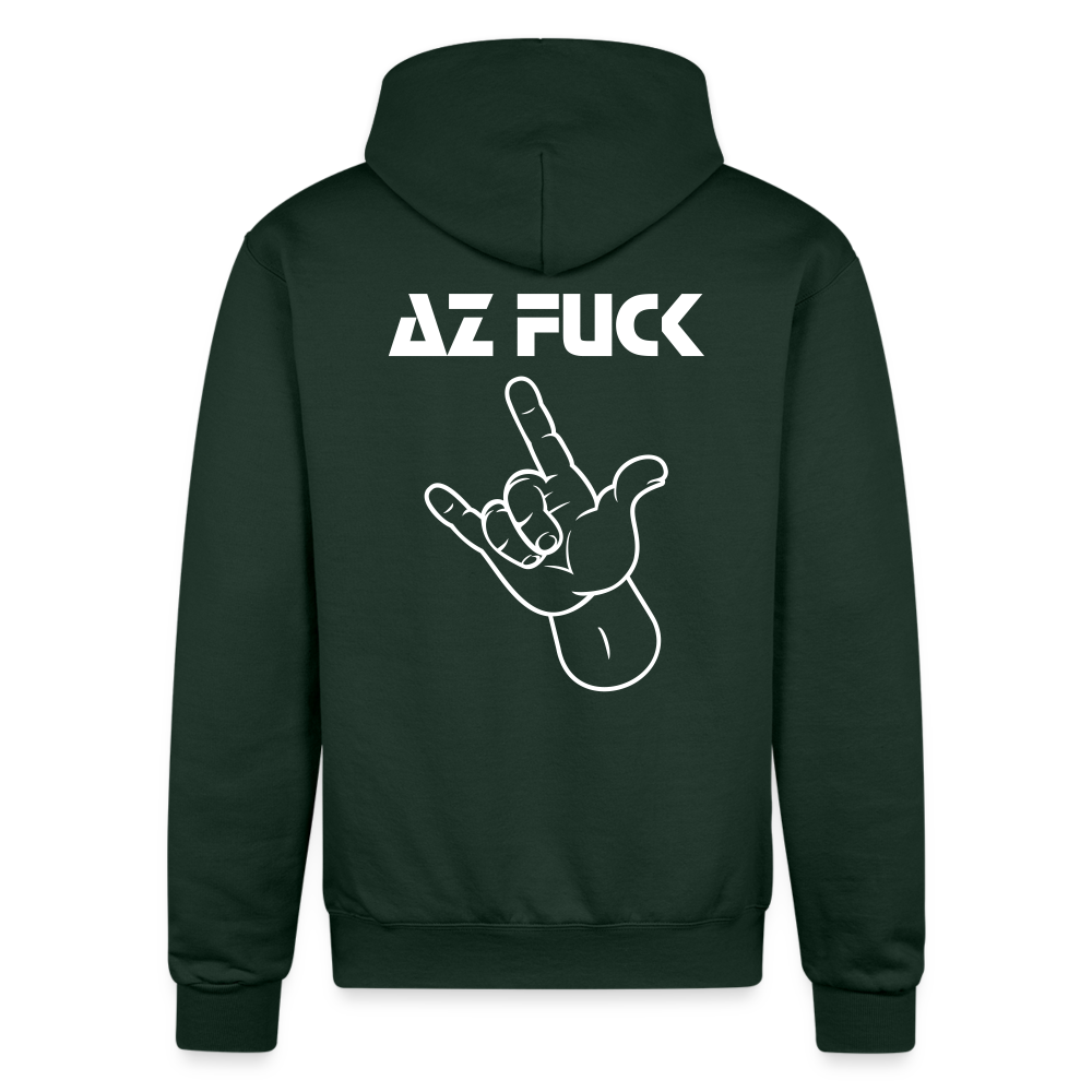 I Warned You Champion Unisex Powerblend Hoodie - Dark Green