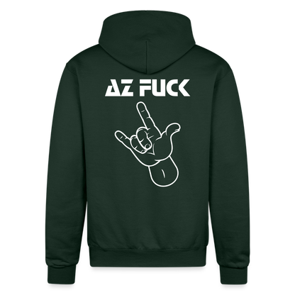 I Warned You Champion Unisex Powerblend Hoodie - Dark Green