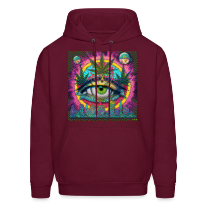 Zen and Mend Men's Hoodie - burgundy