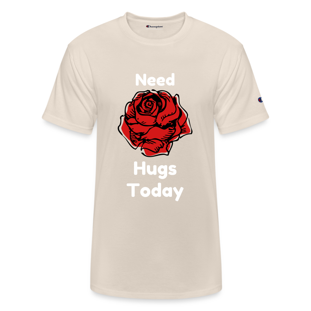 Hugs Champion Unisex T-Shirt - Sand
