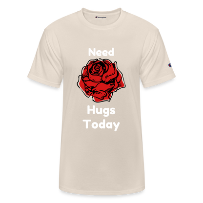 Hugs Champion Unisex T-Shirt - Sand