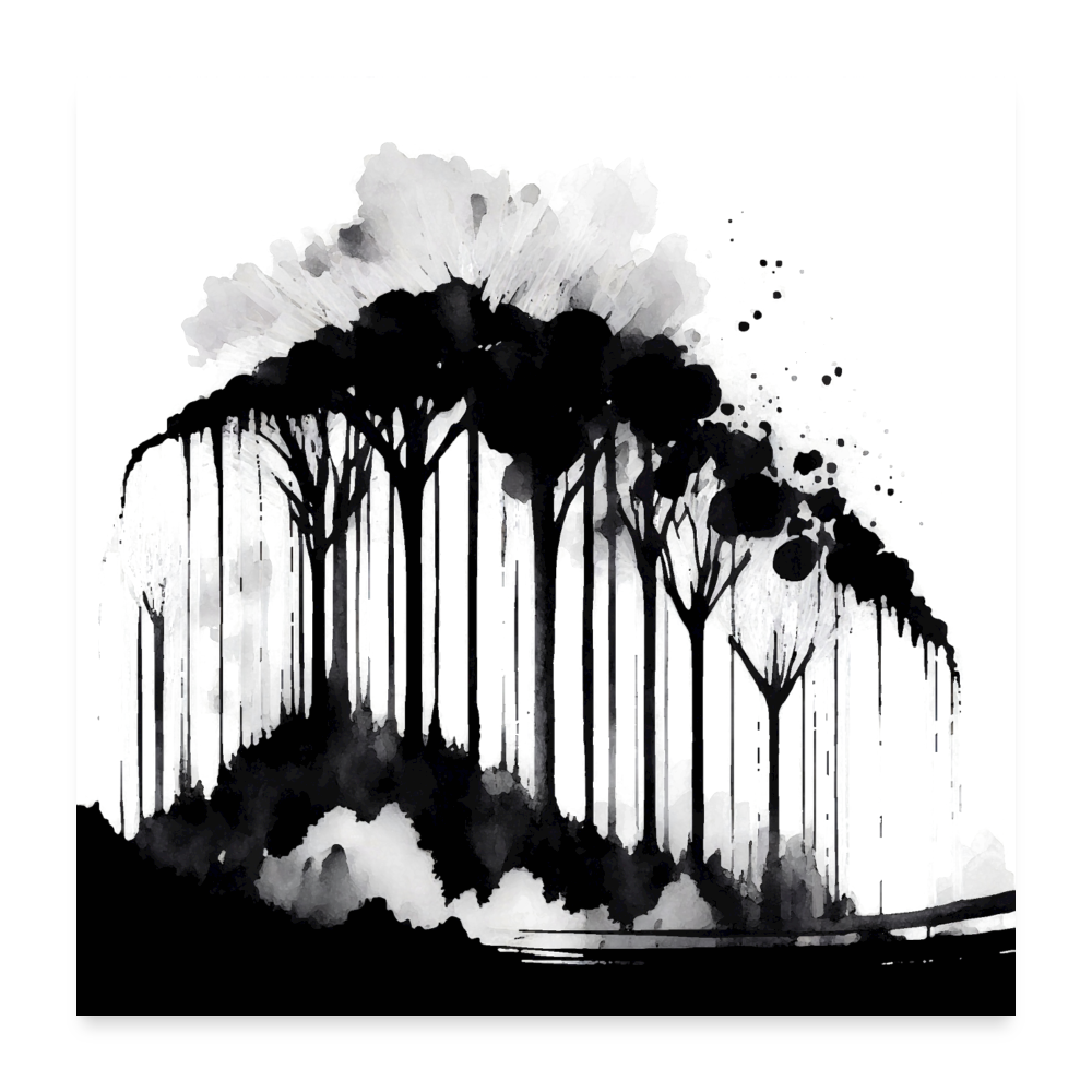 Floating Kingdom Poster 24x24 - white