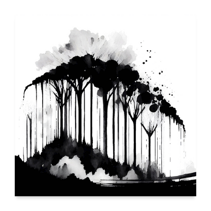 Floating Kingdom Poster 24x24 - white