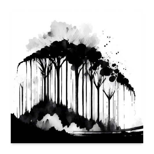 Floating Kingdom Poster 24x24 - white