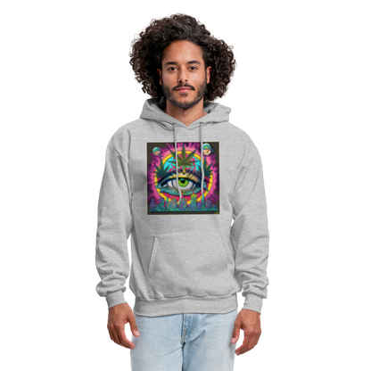 Zen and Mend Men's Hoodie - heather gray