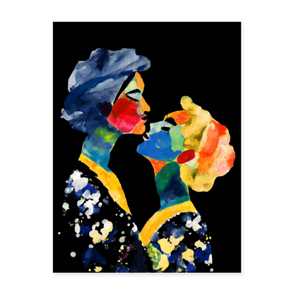 Acceptance Equals Liberation18x24 poster - white