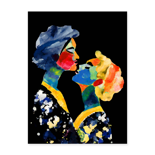 Acceptance Equals Liberation18x24 poster - white