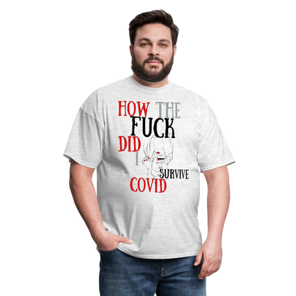 I survived Covid-19 Unisex Classic T-Shirt - light heather gray