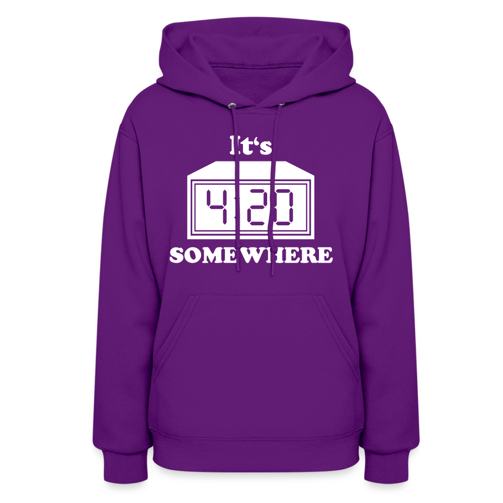 Well DUH! Women's Hoodie - purple
