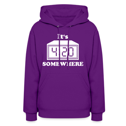Well DUH! Women's Hoodie - purple
