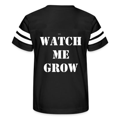 Watch Me Kid's Football Tee - black/white