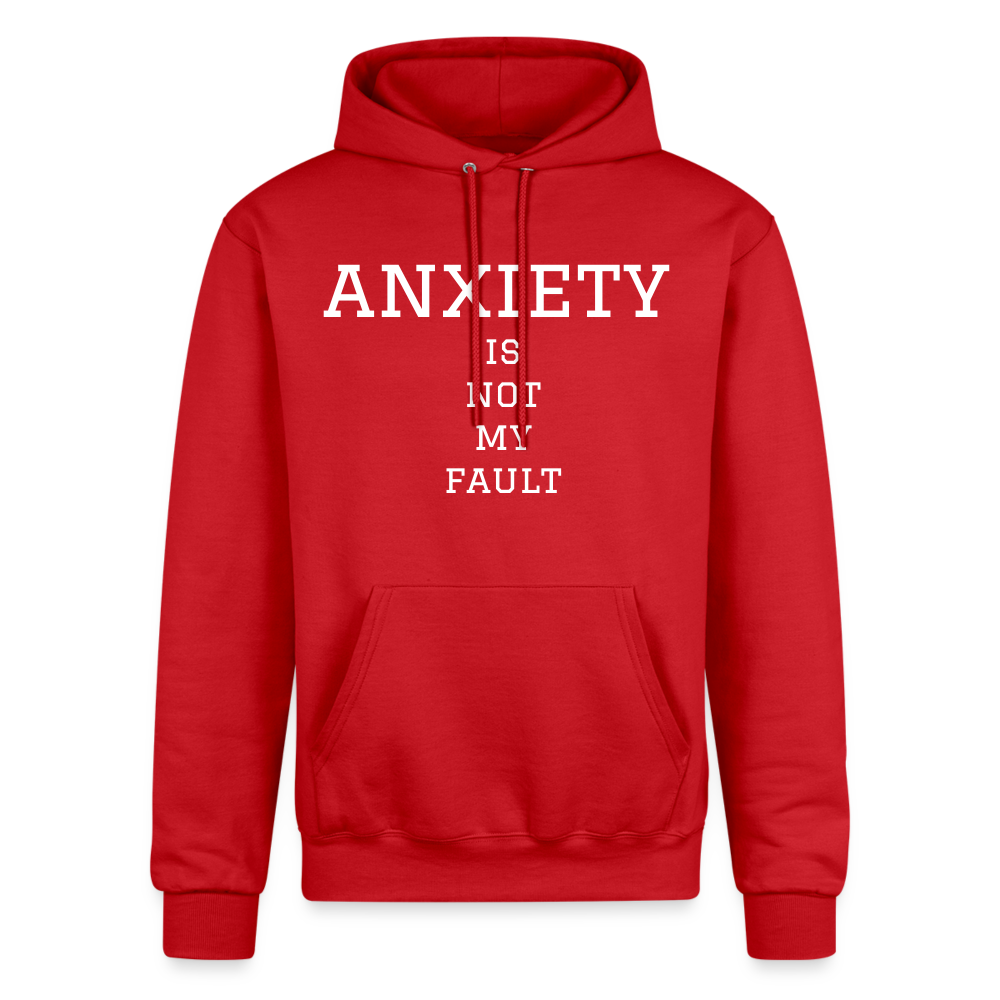 University of Anxiety Champion Unisex Powerblend Hoodie - Scarlet