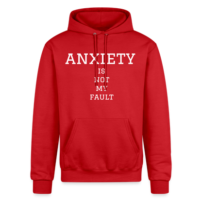 University of Anxiety Champion Unisex Powerblend Hoodie - Scarlet