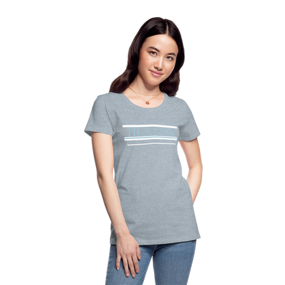 Healing Me Women’s Premium T-Shirt | Spreadshirt 813 - heather ice blue