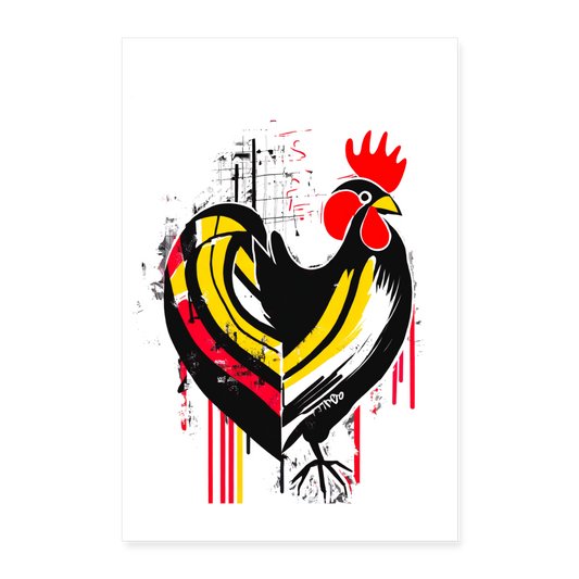 Love Chica Chicken Poster 24x36 - white